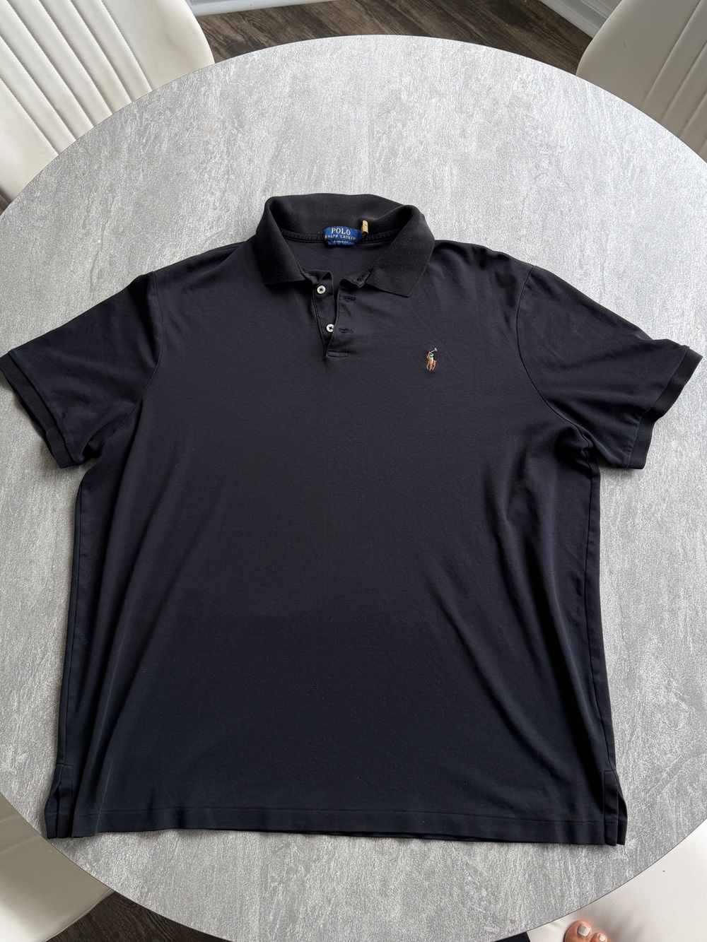 Ralph Lauren Polo Soft Cotton Polo Shirt black XL